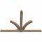 Ekena Millwork Redmond Rough Sawn Timber Gable Bracket, Douglas Fir, 108"W x 72"H x 4"D x 6"F, 16/12 Pitch GBW108X72X0406RED00RDF - alternate 4